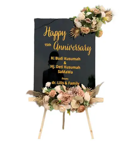 Papan Bunga Akrilik Tiban Baru