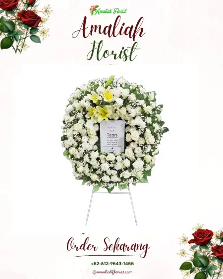 Krans Bunga Duka Tiban Baru